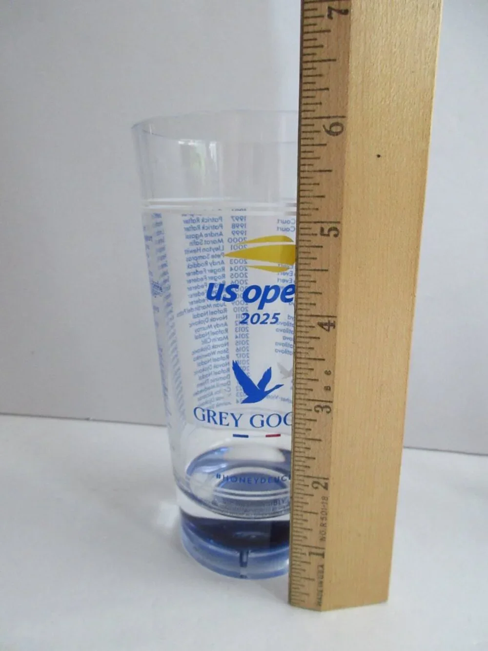 Grey Goose Vodka 2025 US Open Tennis Honey Deuce Acrylic Souvenir Cup Set of 3